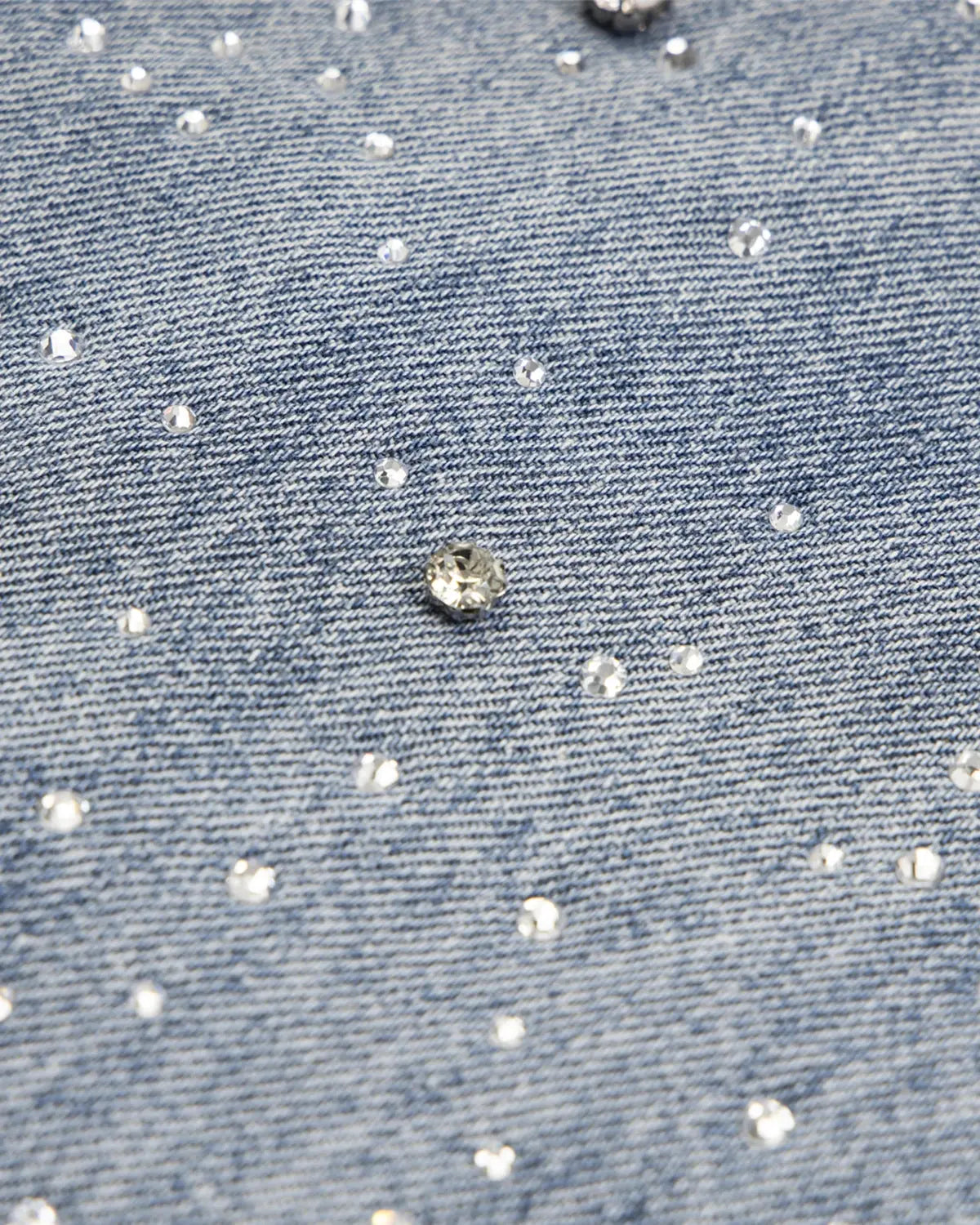 Studded Rhinestone Baggy Jeans | LCDEGO Streetwear