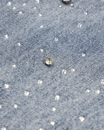 Studded Rhinestone Baggy Jeans | LCDEGO Streetwear