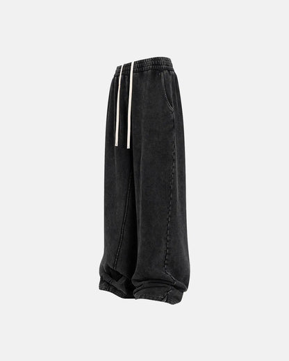 Straight Leg Acid Wash Sweatpant | LCDEGO Streetwear