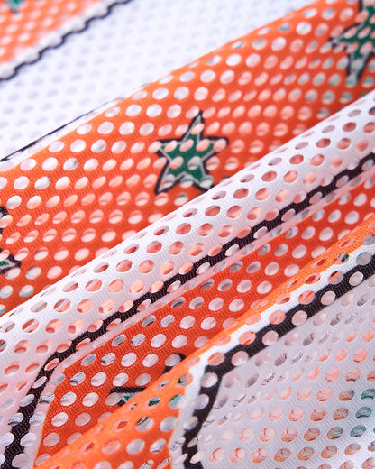 Star Graphic Mesh Football Jersey | LCDEGO Streetwear