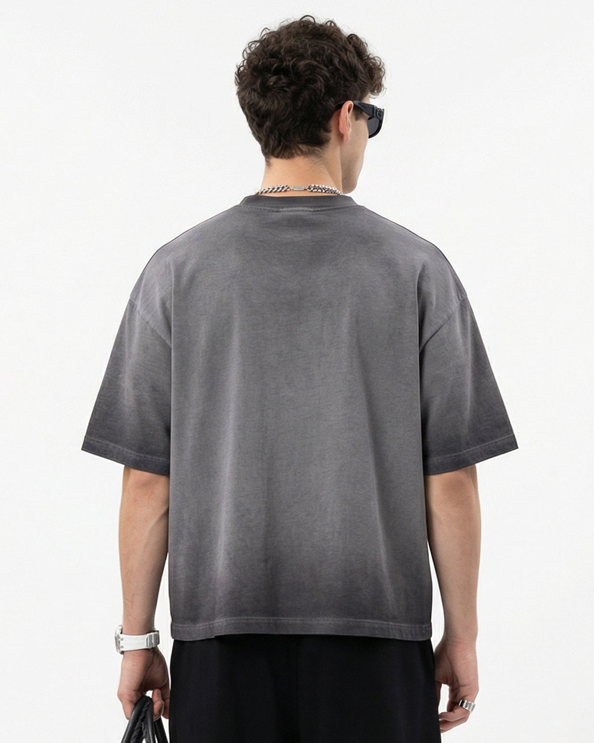faded grey streetwear tee