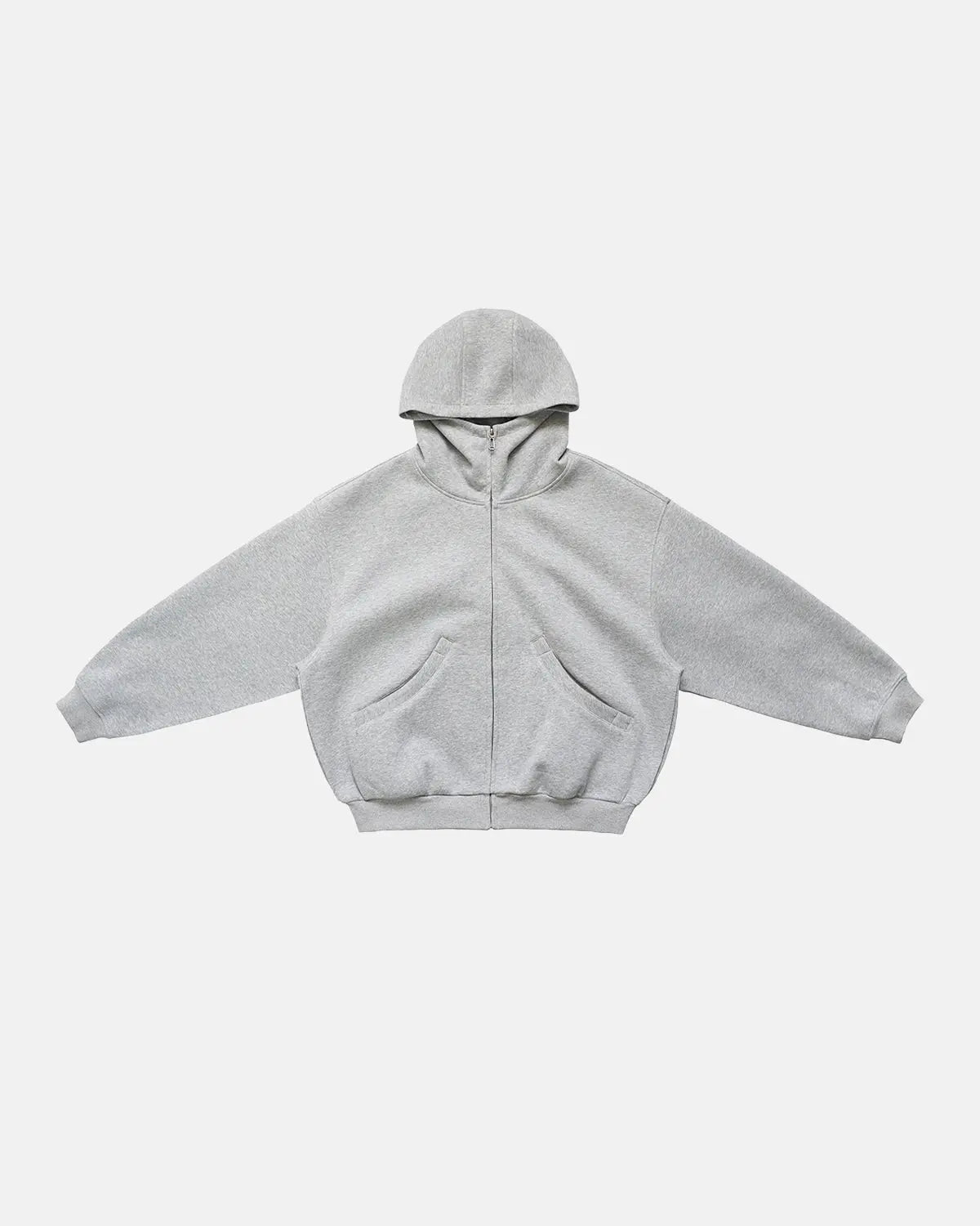 Heavyweight Boxy Zip Up Hoodies | LCDEGO Streetwear