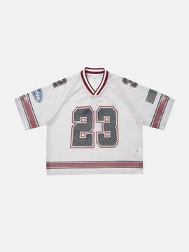 23 Jersey Mesh Print Tee | LCDEGO Streetwear