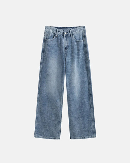 LCDEGO Blue Washed Baggy Jeans