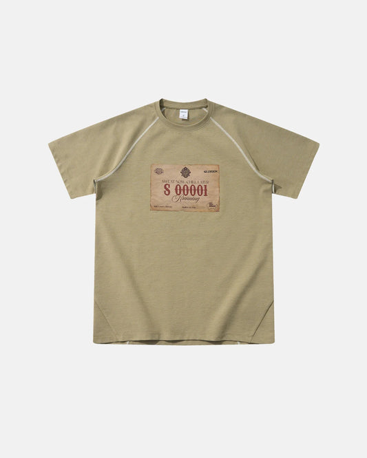 Retro Graphic Printing Raglan Tshirt | LCDEGO Streetwear