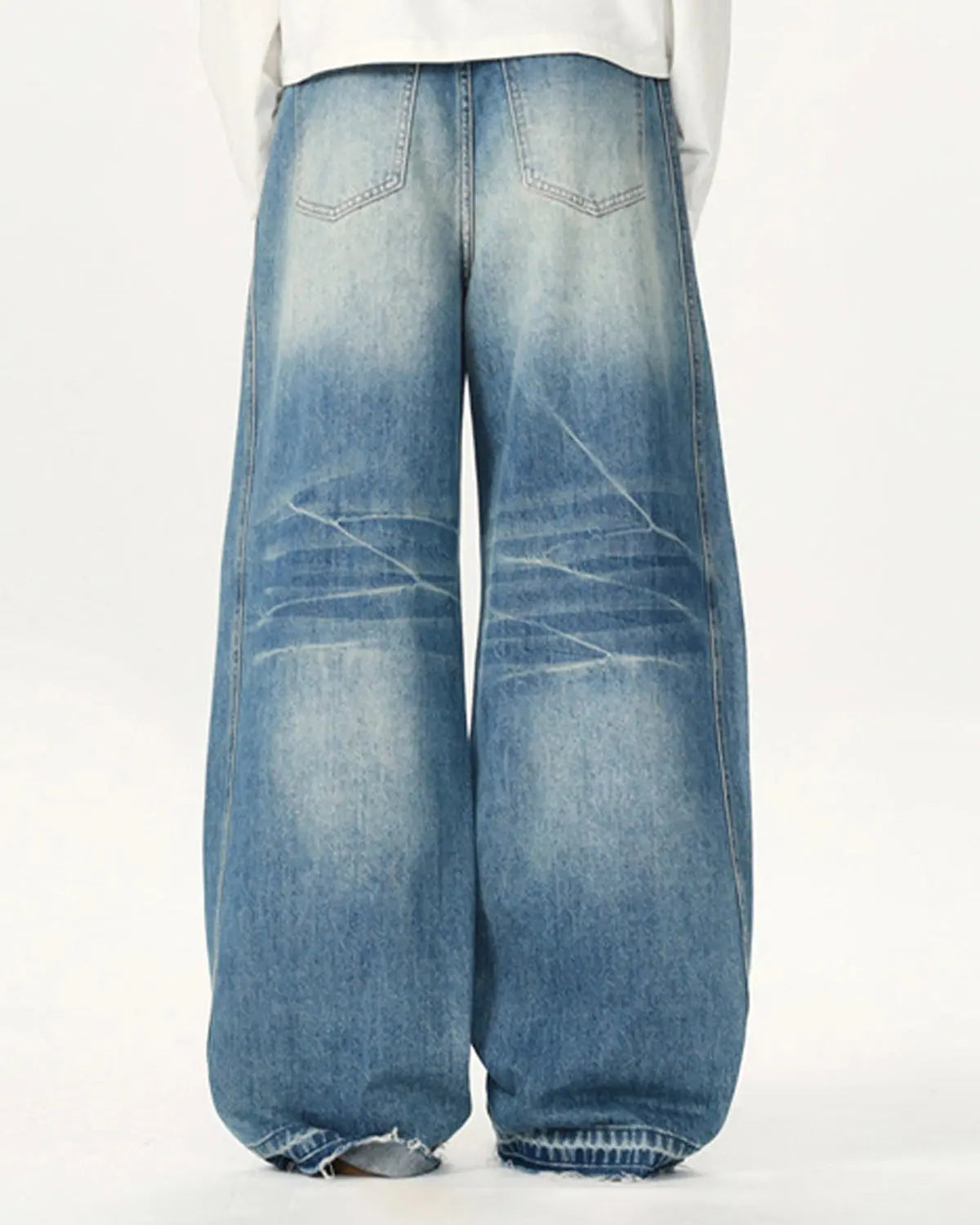 Washed Baggy Jeans | LCDEGO Streetwear