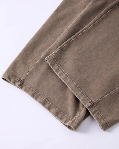 Distressed Acid Washed Barrel Sweatpant | LCDEGO Streetwear