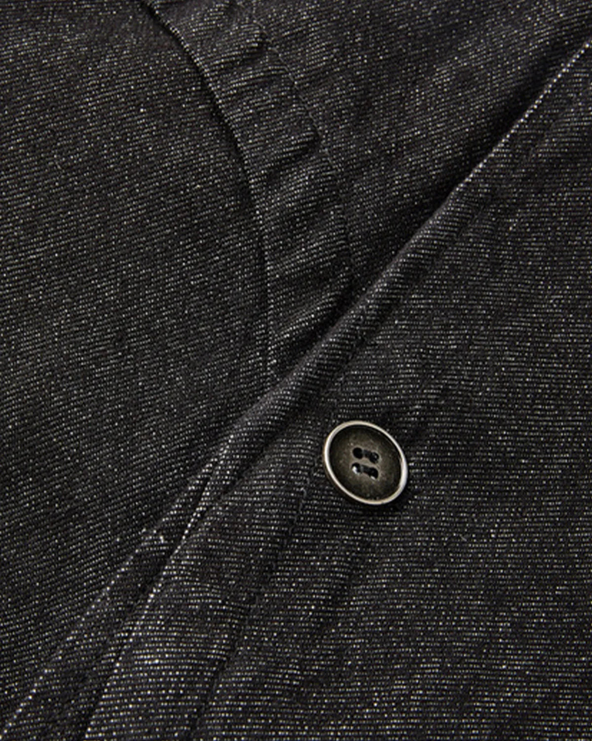 Cropped Asymmetric Button Denim Jacket | LCDEGO Streetwear