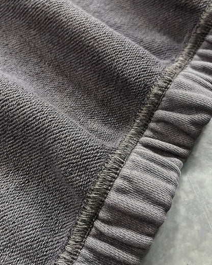 Distressed Stiching Aicd Wash Zip Up Hoodies | LCDEGO Streetwear