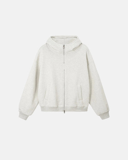 Mock Neck Double Zip Up Hoodies| LCDEGO Streetwear