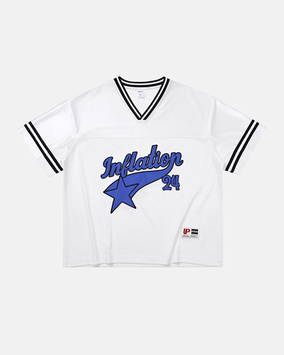 Mesh Patachwork Printing Jersey | LCDEGO Streetwear