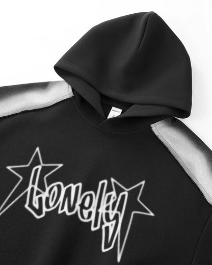 Stitching Spray-Painted Hoodies | LCDEGO Streetwear