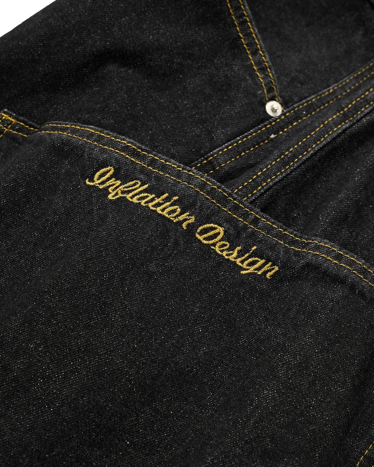 LCDEGO Super Raw Barrel Jeans | LCDEGO Streetwear