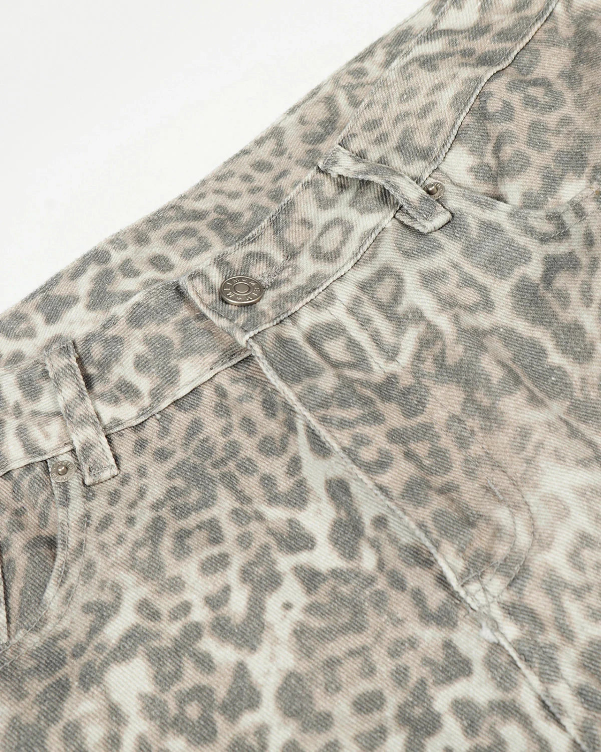 Leopard Pattern Cargo Barrel Pants | LCDEGO Streetwear