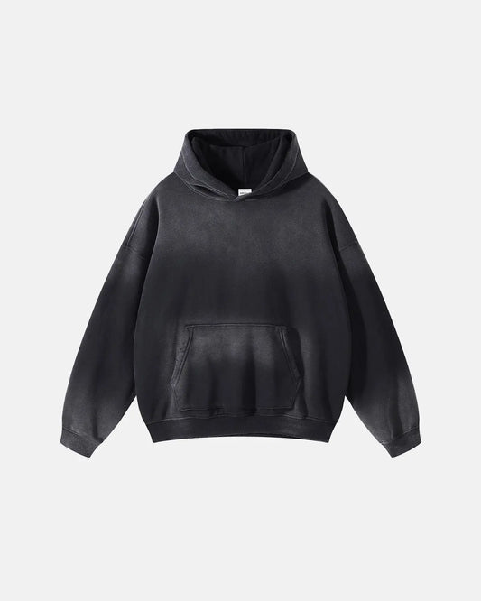 Monkey Wash Ripped Fleece Hoodies | LCDEGO Streetwear
