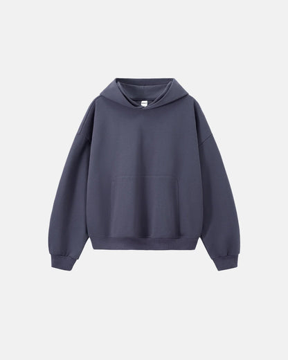 Blank Boxy Fit French Terry Hoodies | LCDEGO Streetwear