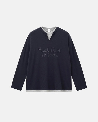 Double Layer Long Sleeve Tees | LCDEGO Streetwear