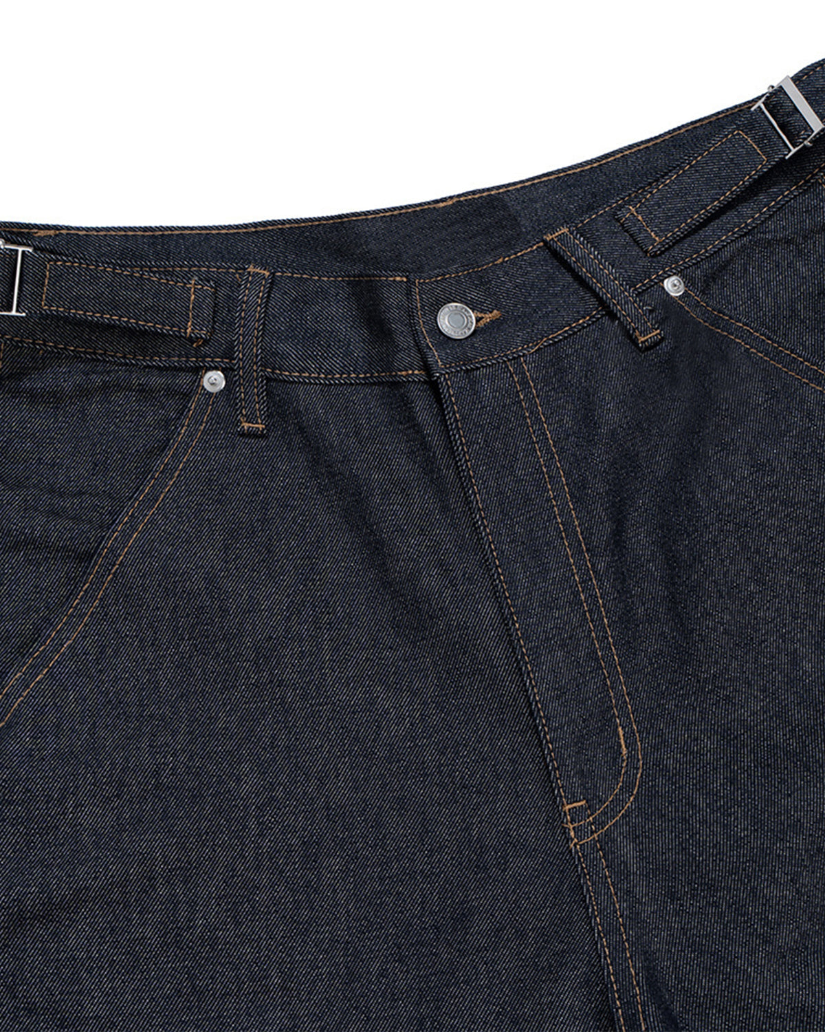 Raw Denim Carpenter Long Jorts | LCDEGO Streetwear