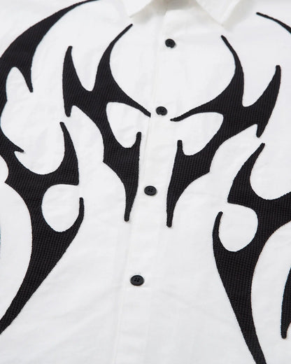 Layered Tribal Graphic Shirt | LCDEGO Streetwear