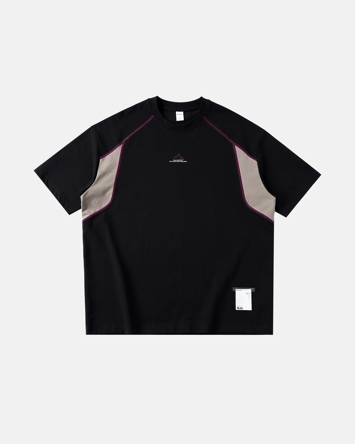 Glow-in-the-Dark Stitching Oversized T-Shirt | LCDEGO Streetwear