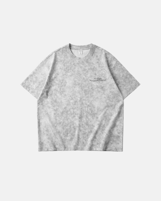 Distressed Tie-Dye Reflective Print T-Shirt | LCDEGO Streetwear