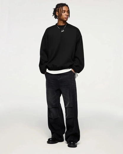 Premium Boxy Crewneck Sweatshirts | LCDEGO Streetwear