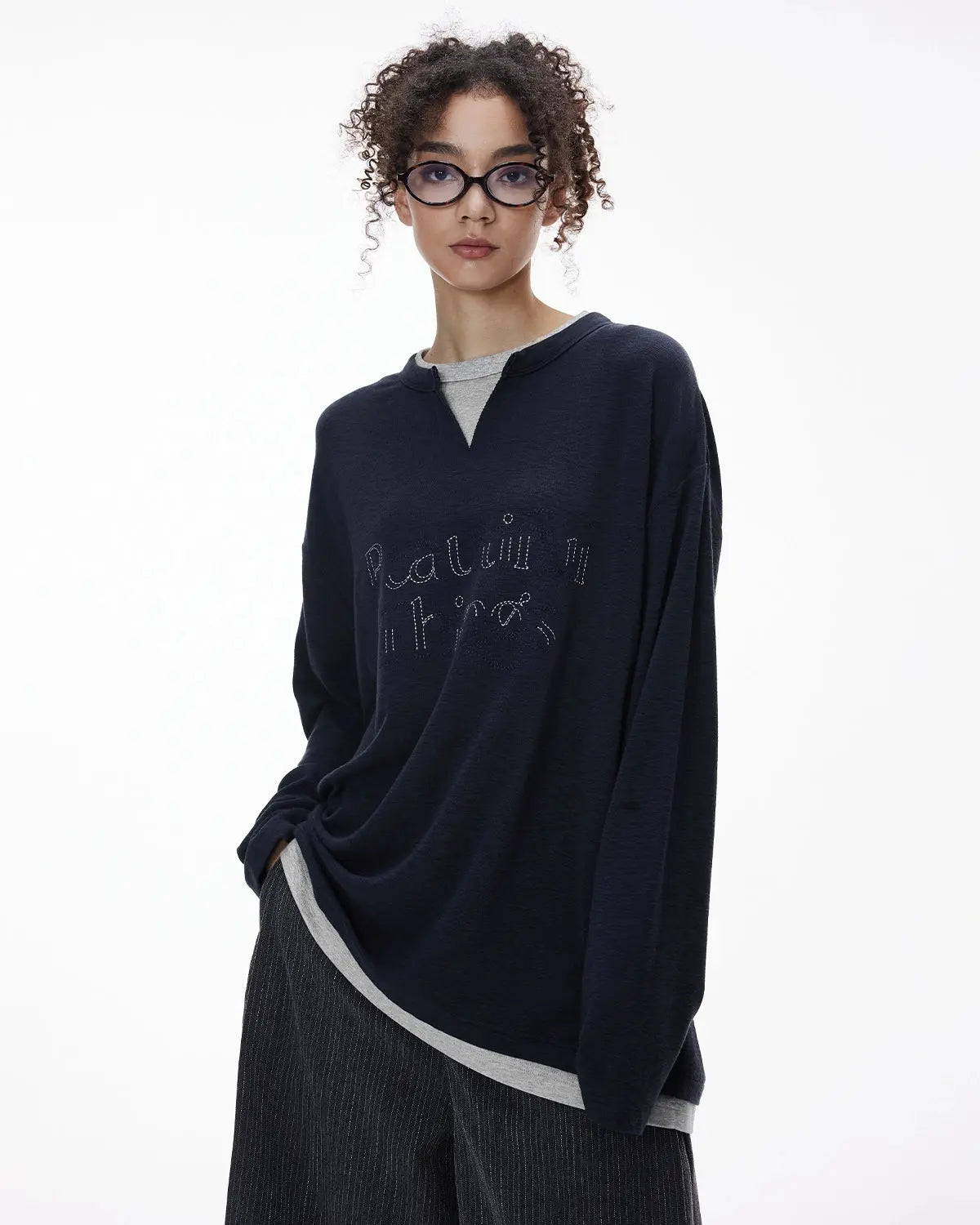 Double Layer Long Sleeve Tees | LCDEGO Streetwear