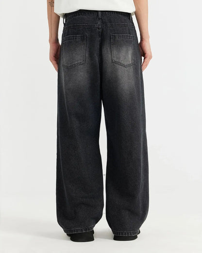 Ripped Wide Leg Jeans | LCDEGO Streetwear