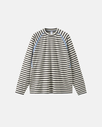 Patchwork Striped Long Sleeve Tees | LCDEGO Streetwear