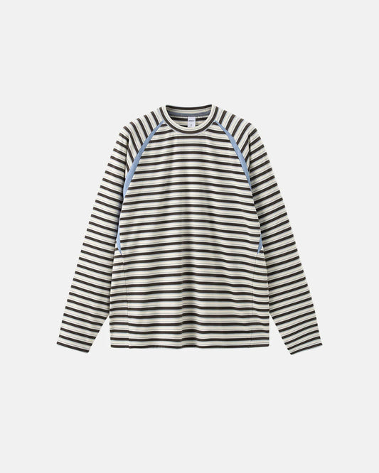 Patchwork Striped Long Sleeve Tees | LCDEGO Streetwear