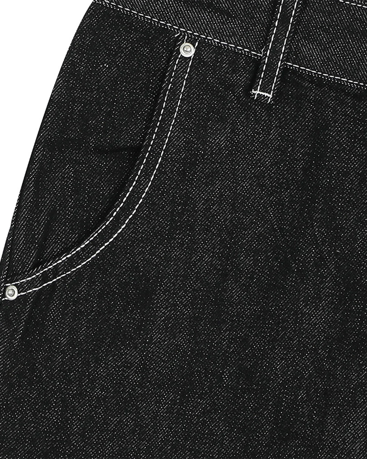 Contrast Stitching Raw Cargo Jorts | LCDEGO Streetwear