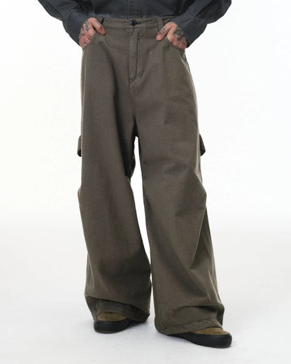 100% Cotton Khaki Casual Pants | LCDEGO Streetwear