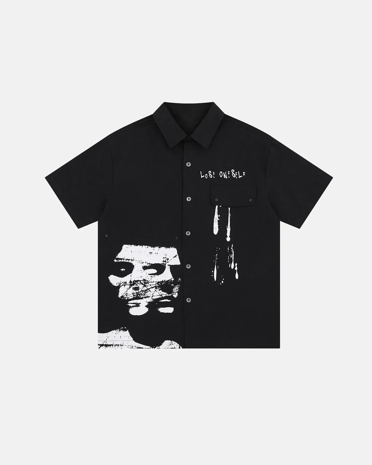 Abstract Graphic Printing Shirts | LCDEGO Streetwear