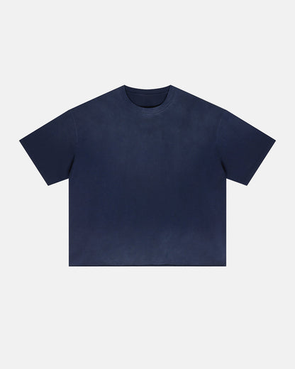 Monkey Washed Boxy Cropped T-Shirt | LCDEGO Streetwear