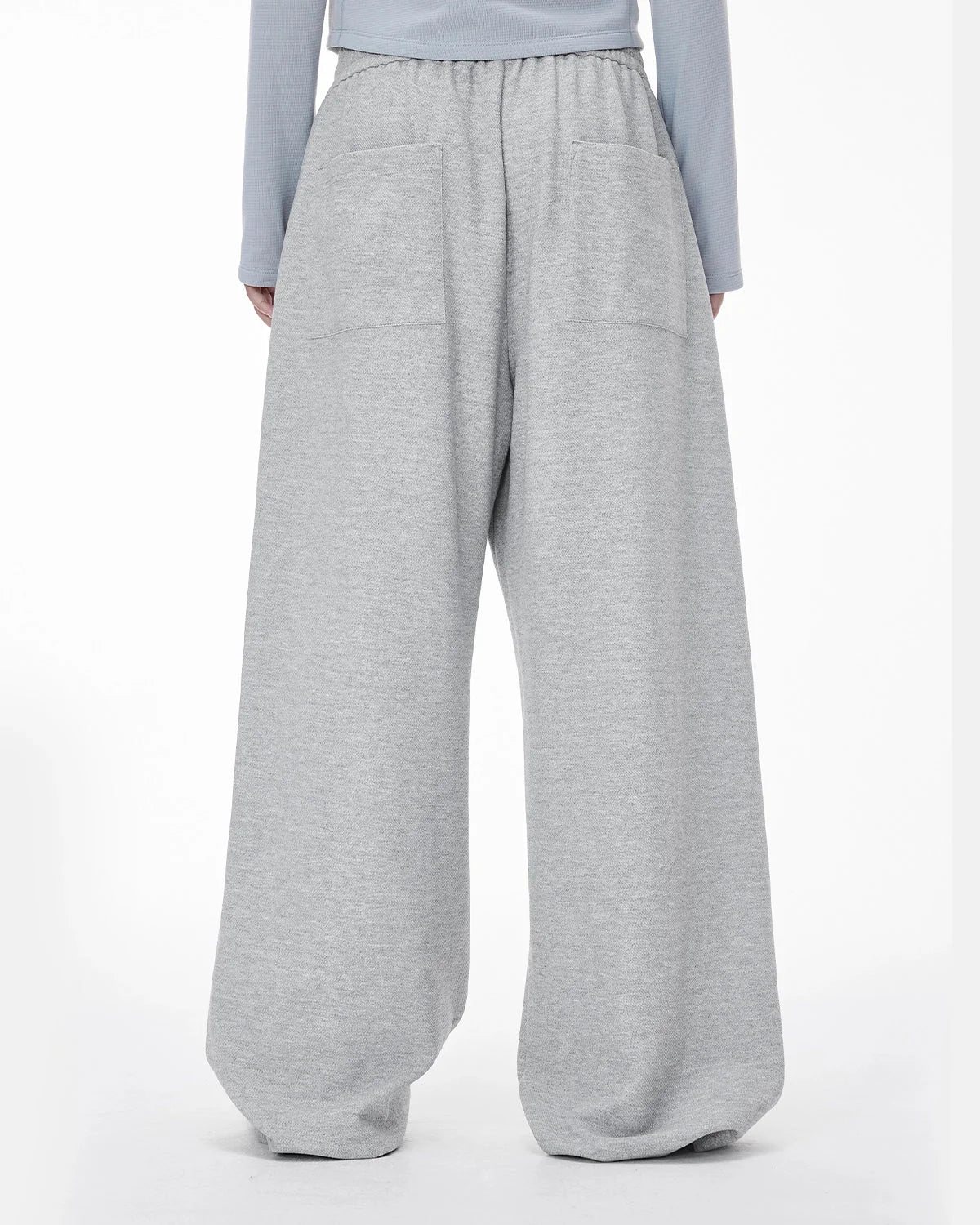 Deconstructed Wide Leg Sweatpants | LCDEGO Streetwear