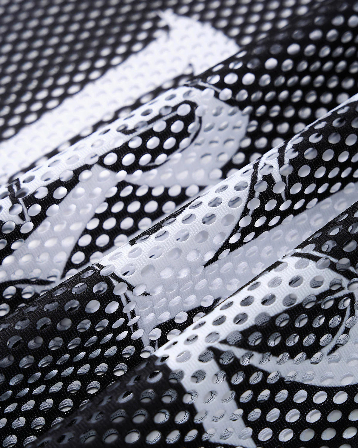 Graphic Mesh Oversized Jersey | LCDEGO Streetwear