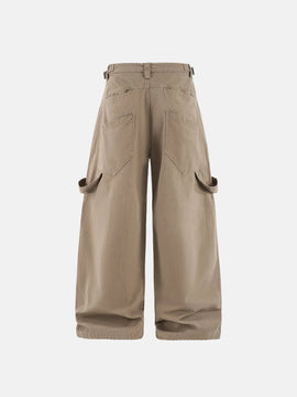 100% Cotton Khaki Casual Pants | LCDEGO Streetwear