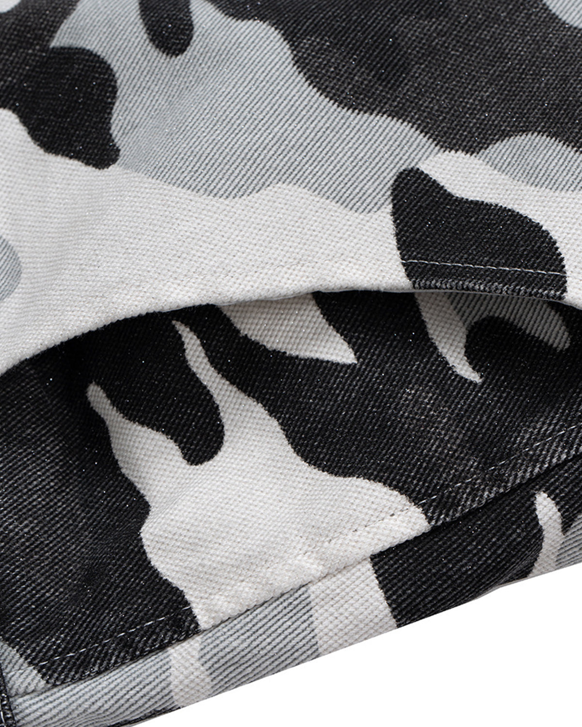 Glitter Camo Cargo Longline Shorts | LCDEGO Streetwear