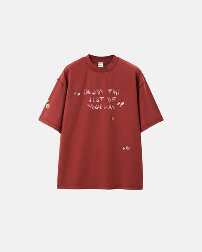 Vintage Sticker Graphic Oversized T-Shirt | LCDEGO Streetwear