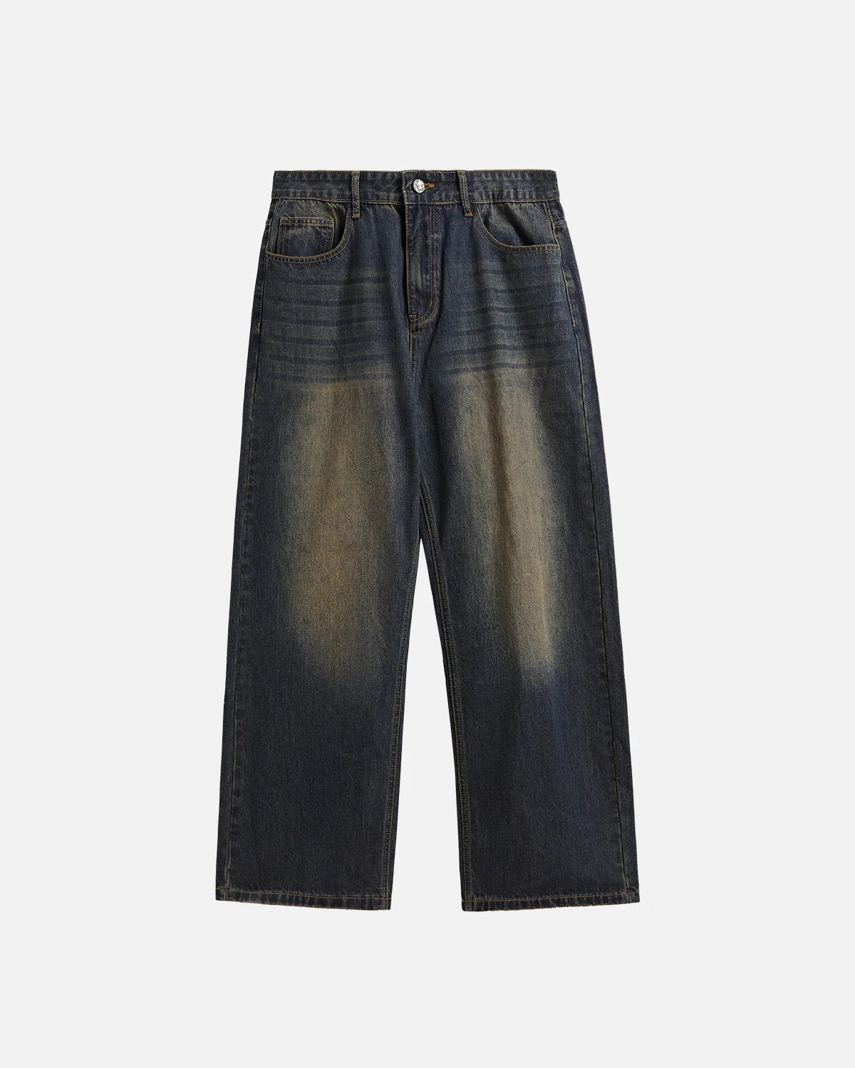 Monkey Wash Wide Leg Jeans | LCDEGO Streetwear