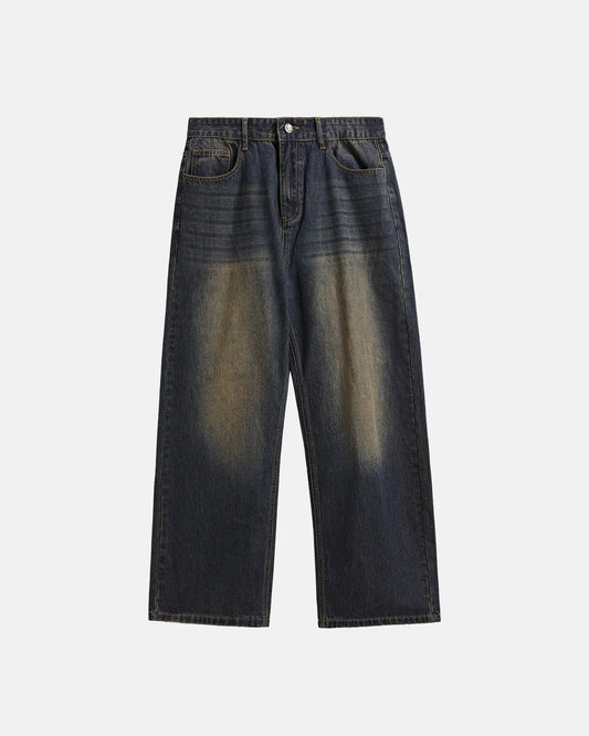 Monkey Wash Wide Leg Jeans | LCDEGO Streetwear