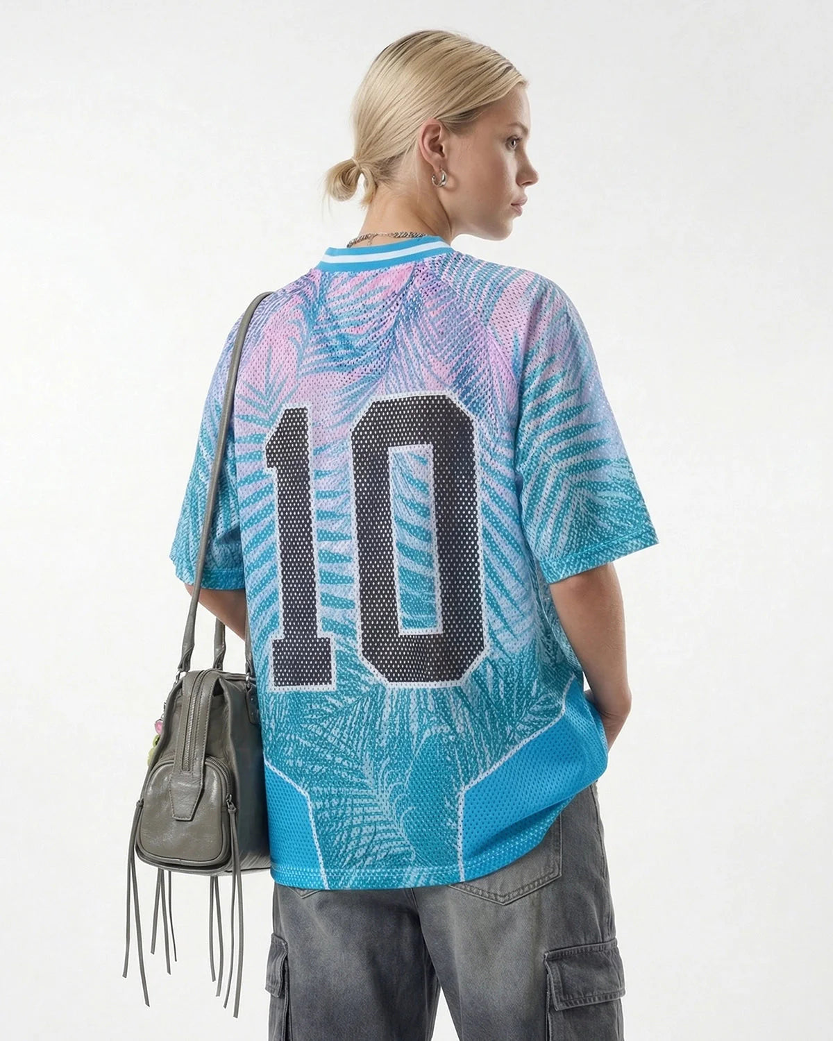Oversized Mesh Football Jersey | LCDEGO Streetwear