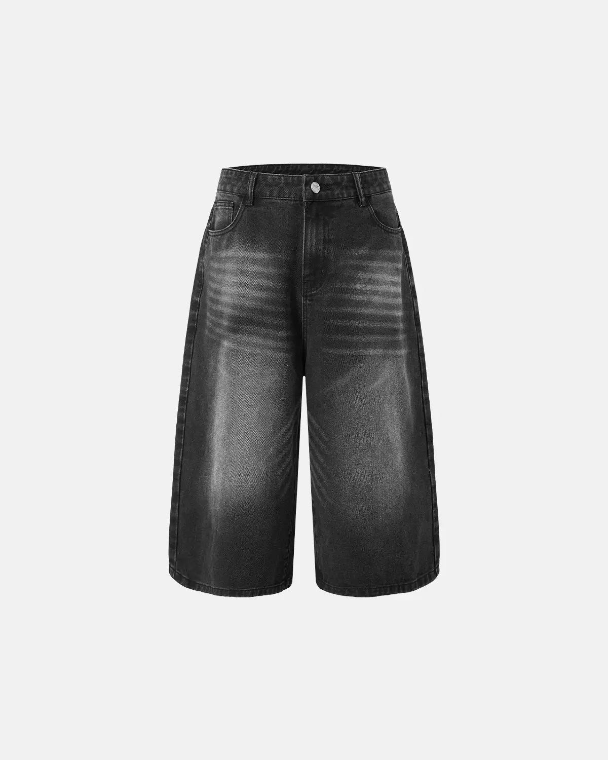Washed Baggy Longline Jorts | LCDEGO Streetwear