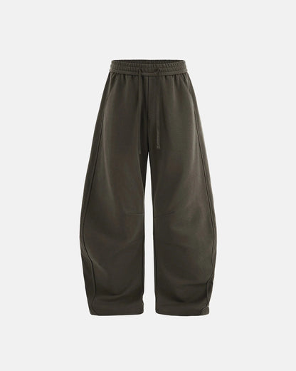 Grey French Terry Barrel Sweatpant | LCDEGO Streetwear