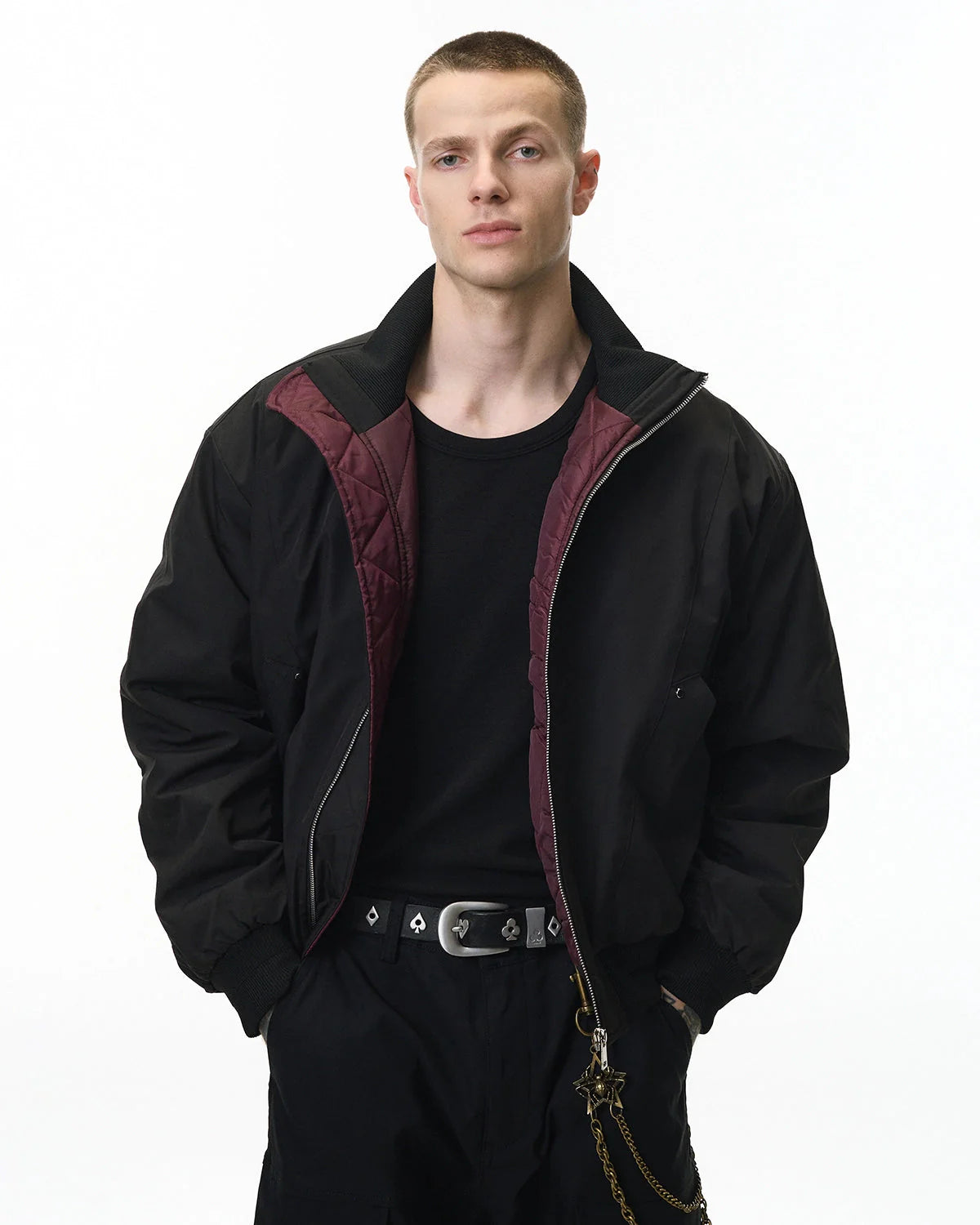 Cotton Padded Bomber Jacket | LCDEGO Streetwear
