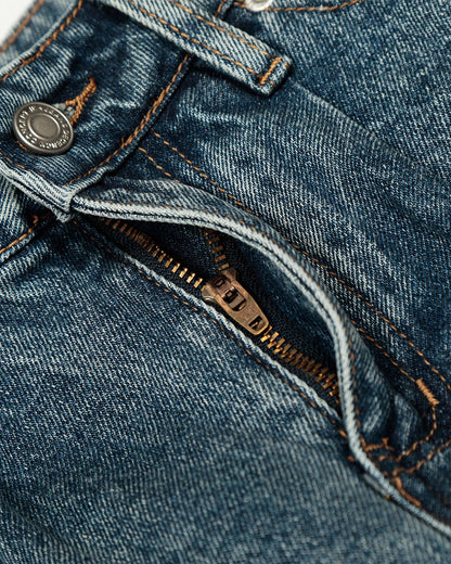 Whisker Acid Washed Barrel Jeans| LCDEGO Streetwear