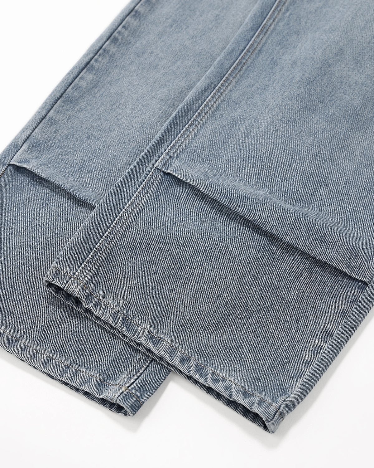 Acid Wash Detachable Bandana Baggy Jeans | LCDEGO Streetwear