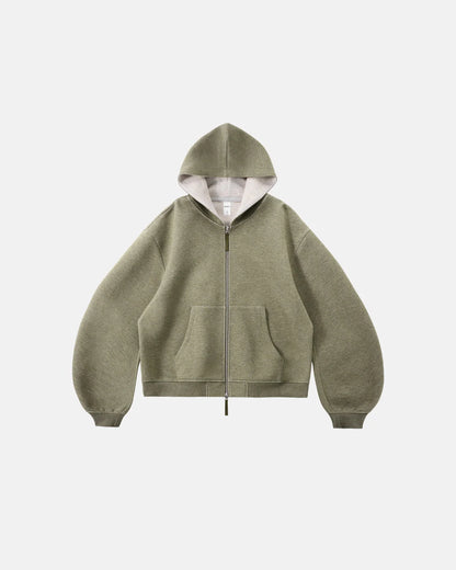 Contrast Color Liner Comfy Zip Up Hoodies | LCDEGO Streetwear