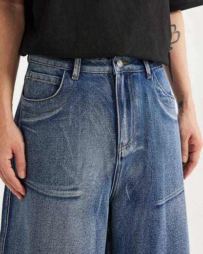 Acid Washed Jorts | LCDEGO Streetwear