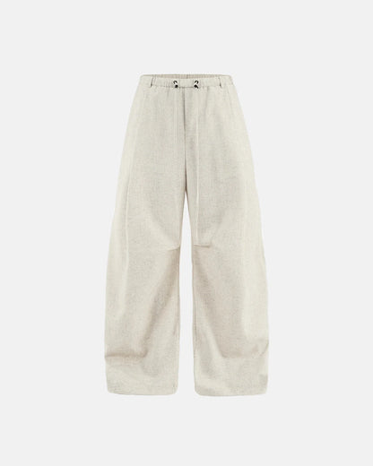 Cotton Linen Wide-leg Pants | LCDEGO Streetwear